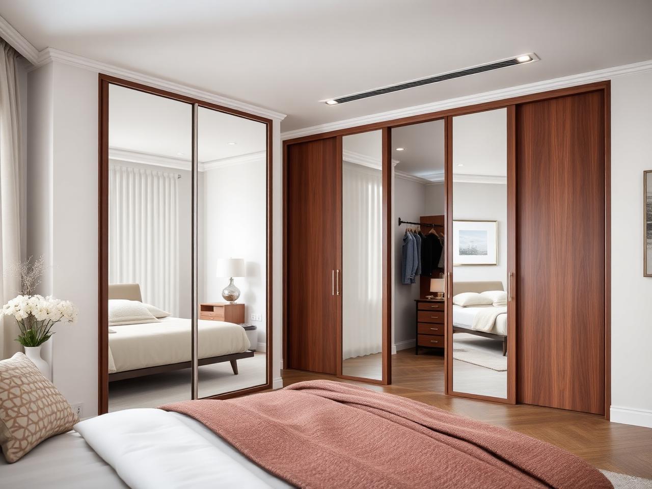 Placard portes coulissantes miroir