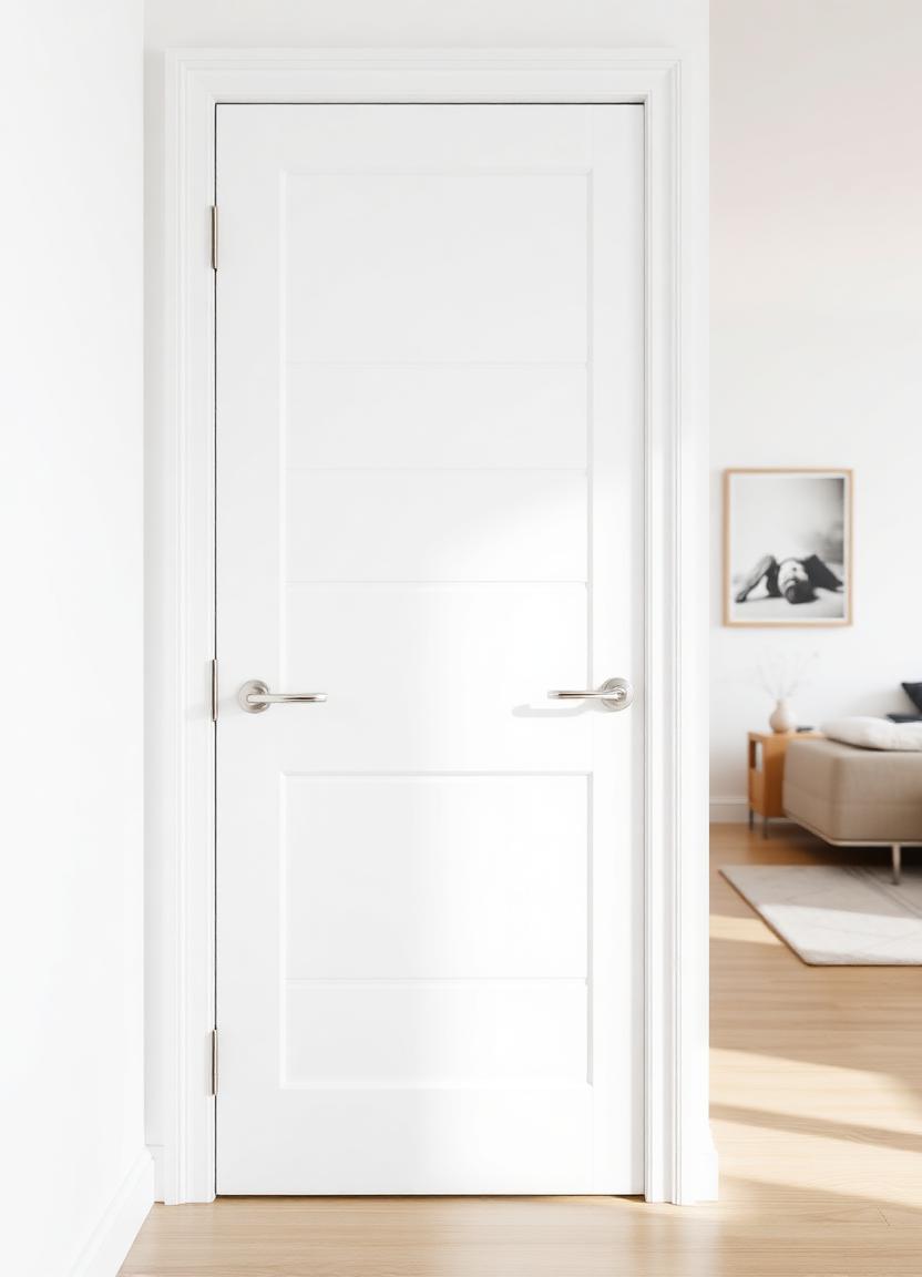 Portes laminées appartement