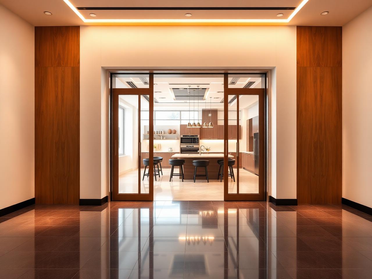 Showroom Positive Group — portes et cuisines exposées